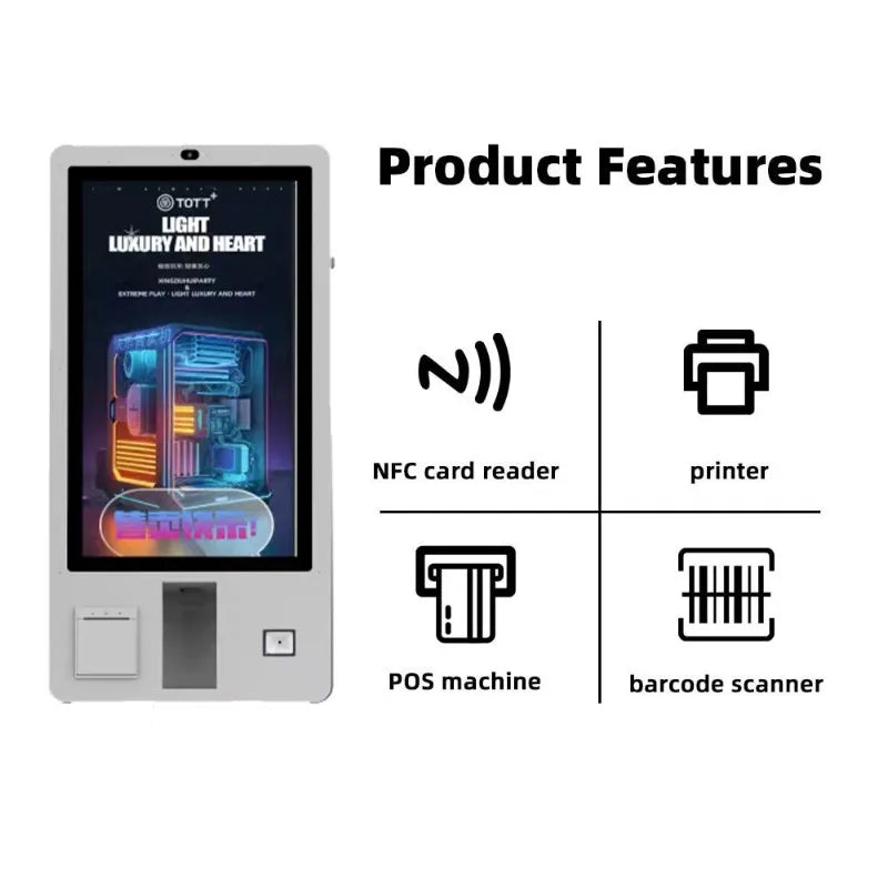 Self Ordering Kiosk Self Order Kiosk Restaurant Waterproof Order Kiosk Pos System Pay Self Service Paymentl Touch Screen