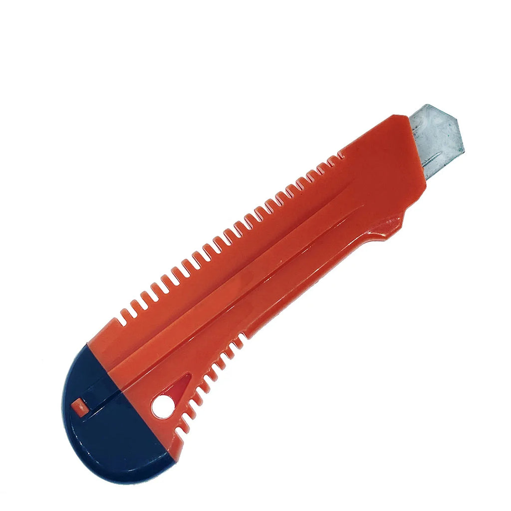 Trimming Knife 18mm Blade Retractable with Lock Back Box Cutter Opener School Office Student DIY Stationery Tool Utility Knifes