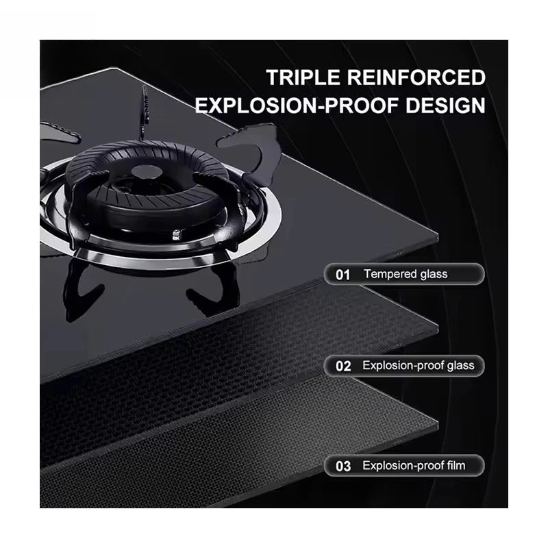 Wholesale Price High Power Gas Stove Advanced Multifunction 2 Burners for Home & Hotel Cooking Energy Efficient Class A