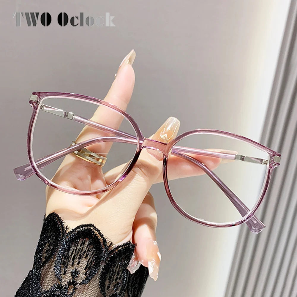 Fashion Women's Grade Glasses Trendy Luxury Reading Glasses Lady Presbyopic Graduated Lenses Transparent Glasses Eyepieces 2025