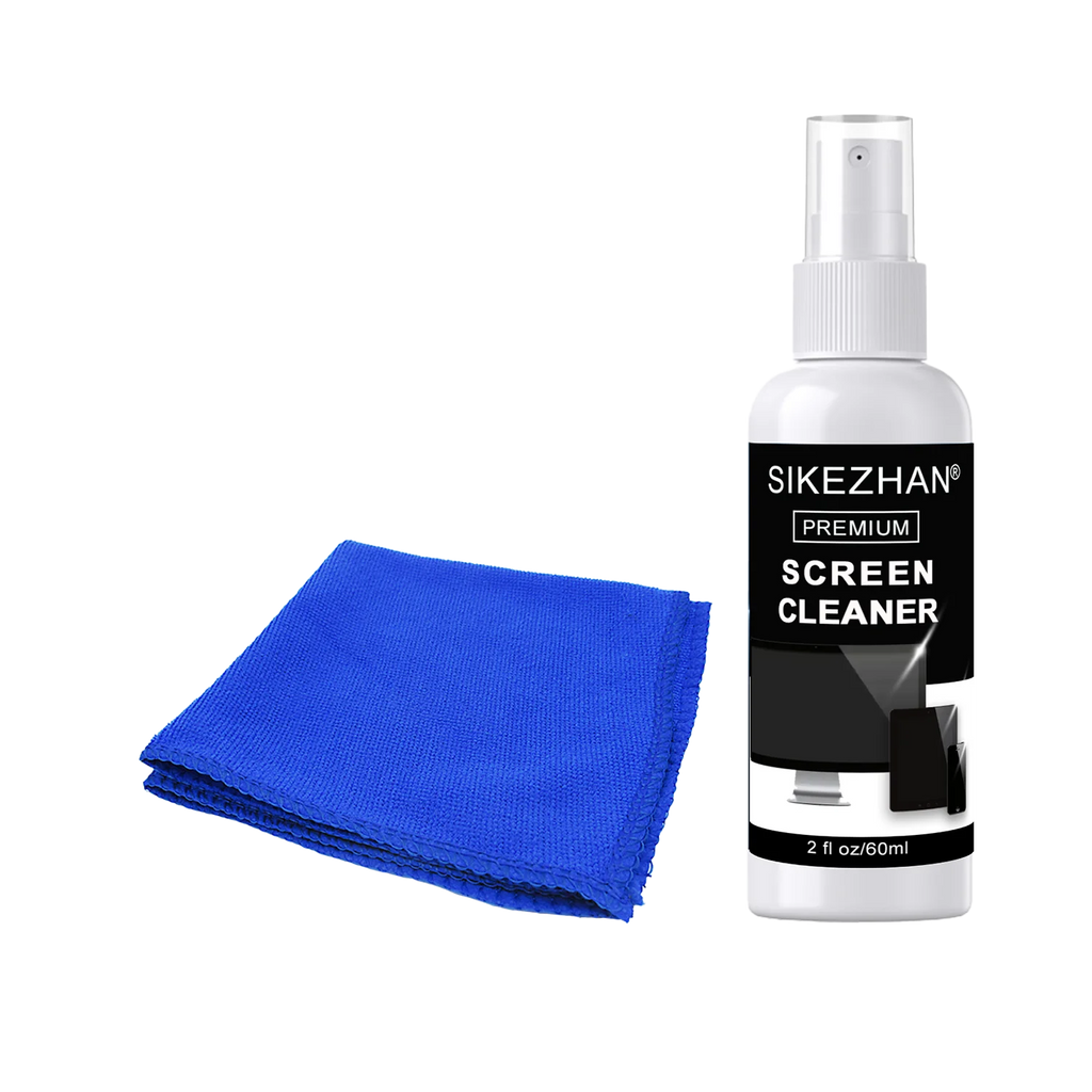 High Performance Screen Cleaning Kit for Computer Monitor and TV Display Dust Removal and Non-Streaking Spray 50ml SIKEZHAN