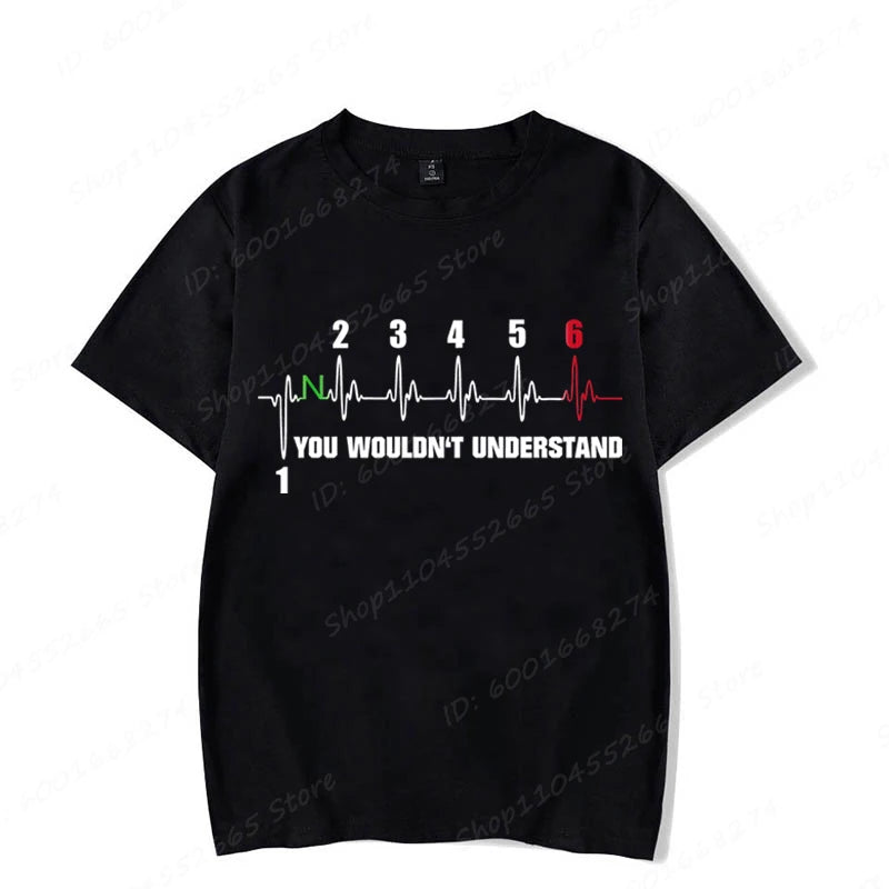1N23456 Motorcycle Speed Graphic Print T-Shirts Summer Men's T Shirt Clothing Streetwear Short Sleeve Funny Motorcycle Shirts