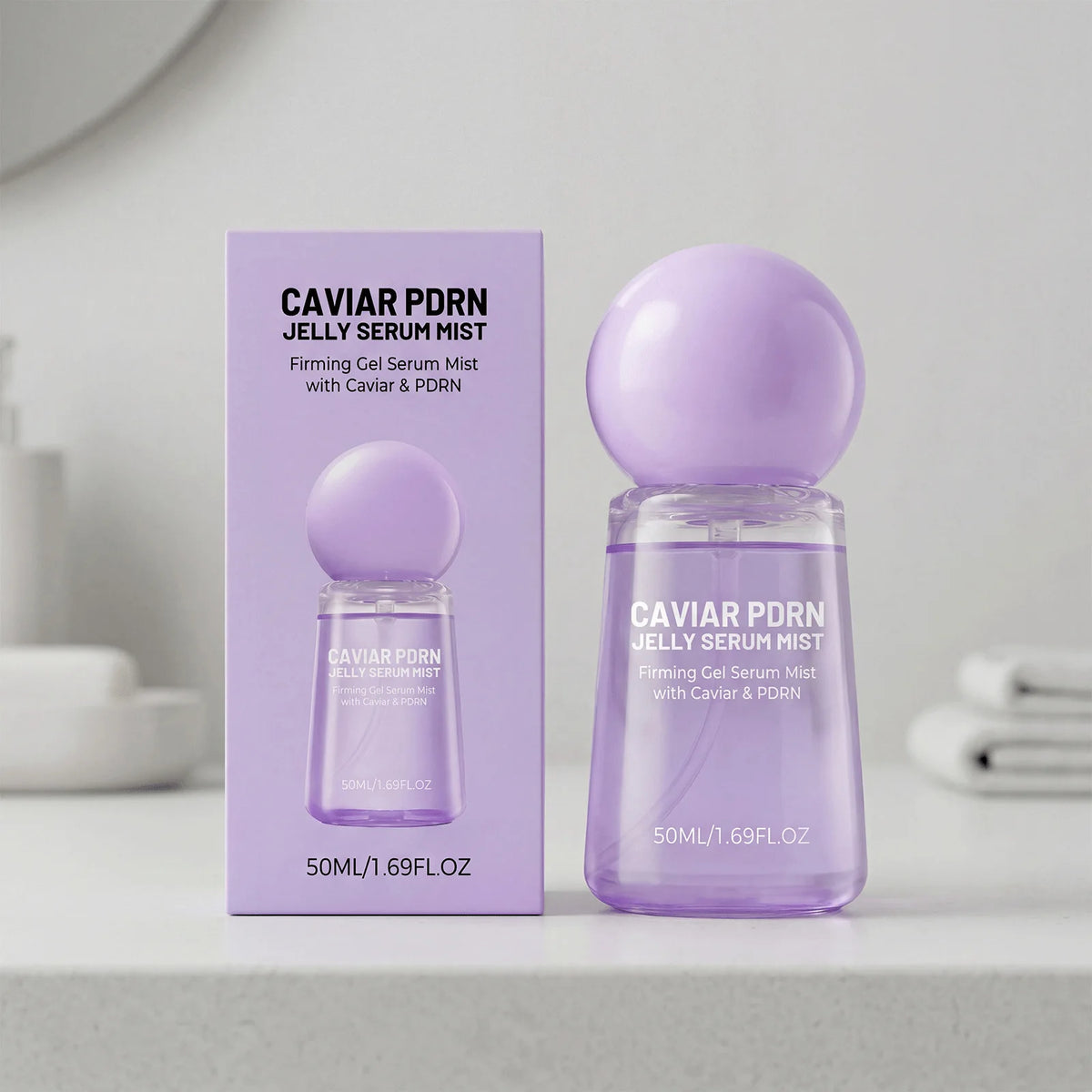 Collagen Peptide Jelly Essence Mist Spray Smooths Moisturize Dry Lines Nourish Hydrating Soft Facial Pores Skin Serum Spray 50ml