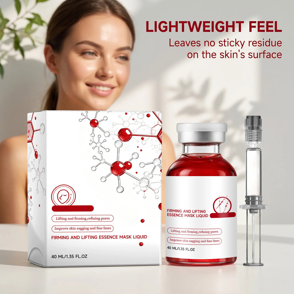 Firming Lifting Essence Mask Liquid Face Hydrating Serum Ampoule Mask Smoothing Brightening Deep Repair Facial Skin Barrier Care