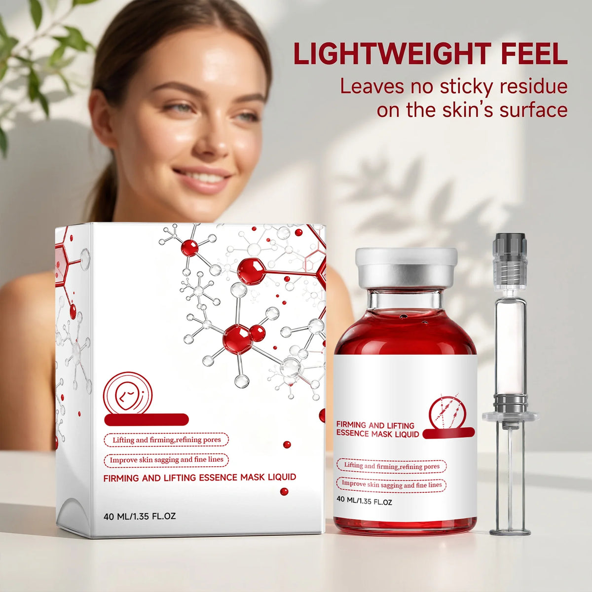 Firming Lifting Essence Mask Liquid Face Hydrating Serum Ampoule Mask Smoothing Brightening Deep Repair Facial Skin Barrier Care