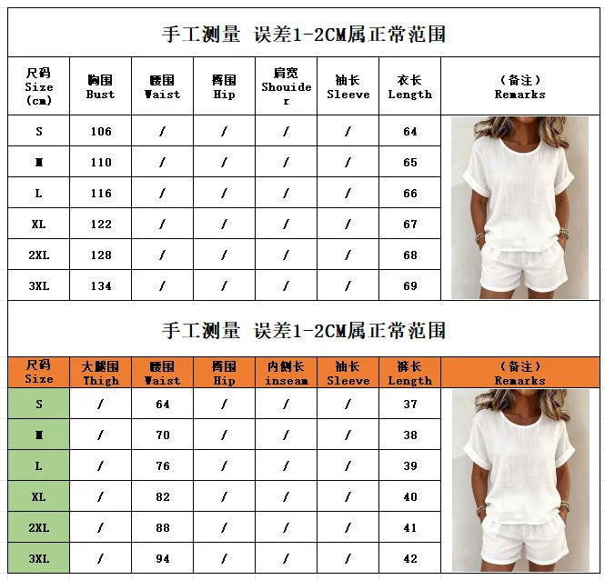 Solid Color Casual Loose Short Pants Sets For Women 2026 Elegant Summer Women's Two Pieces Suit Full Set Female Outfit Clothes