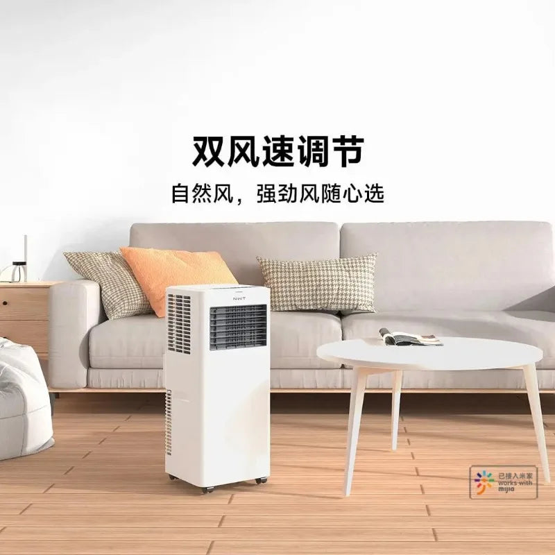 220V 700W Mobile Portable Air Conditioner 3-in-1 Cooling Dehumidifier Air Fan, Installation-Free Removable Mini Air Cooler