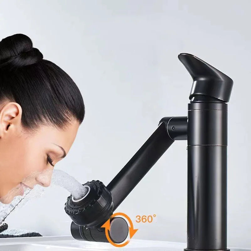 Stainless Steel Basin Faucet High Quality Universal Multifunctional Hot and Cold Dual-use Bathroom Wash Basin Faucet