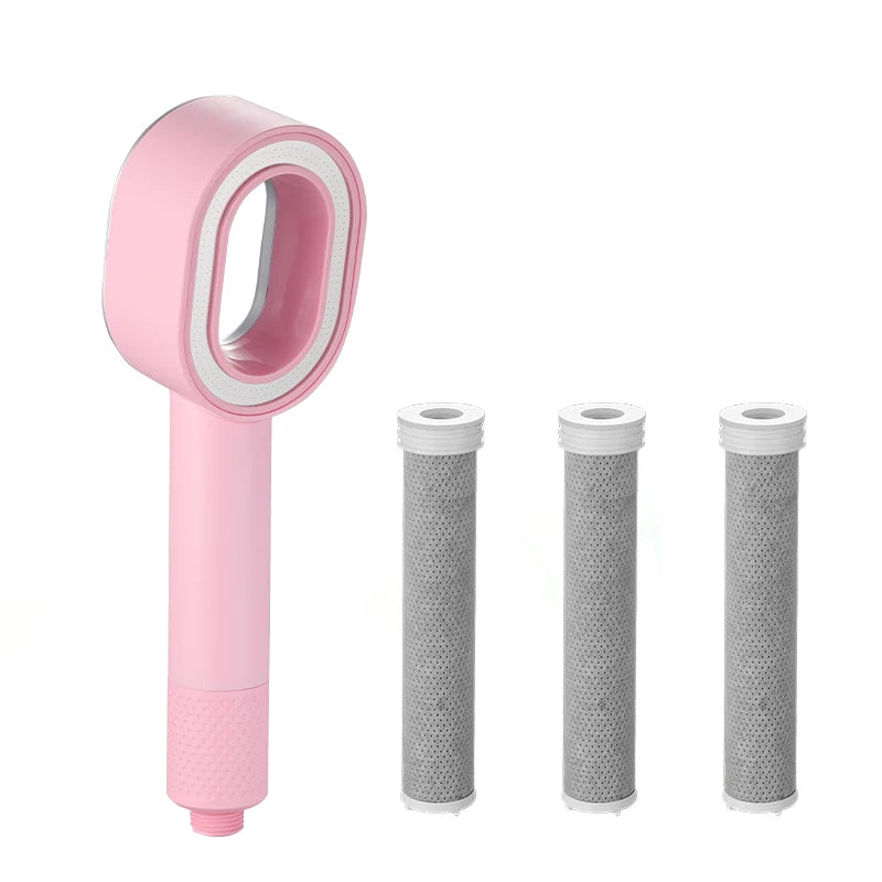 High Pressure Filter Shower Head Nozzle Impurities Beauty Purification Bathroom Showerhead Accessories Universal Water Saving