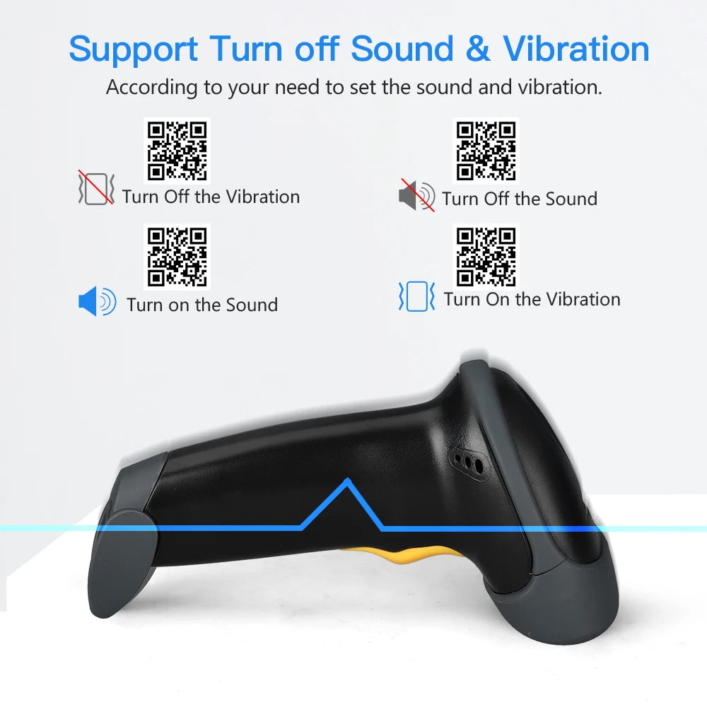 Eyoyo EY-H2 USB Wired 1M Cable Handheld Automatic Scanning Barcode Scanner For Supermarket. PDF417 Data Matrix 1D 2D QR Reader
