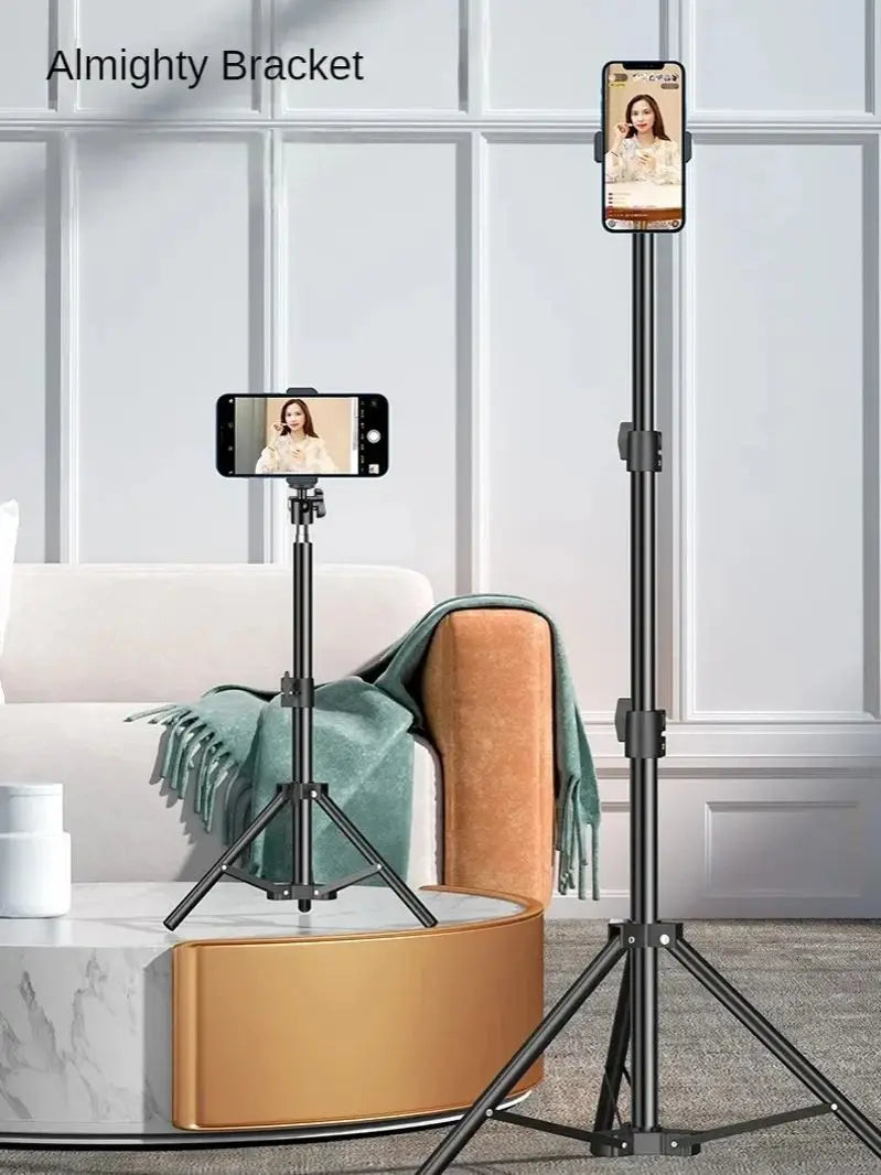 160cm Live Broadcast Photo Tripod Landing Type Camera Anchor Video Selfie Light Frame Metal Mobile Phone Holder