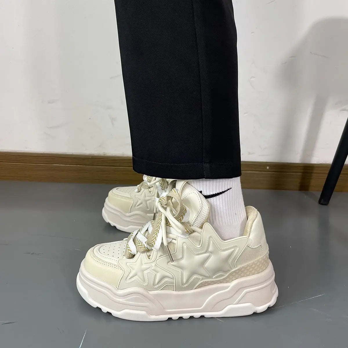 Fashion Platform Increased Bread Men's and Women's Autumn and Winter New Couple Sports Casual Shoes for Woman Sneaker