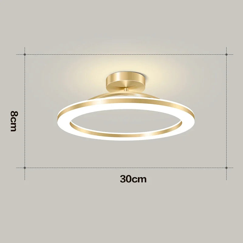 Nordic LED Ceiling Lamp Indoor Lighting Home Decoretion for Bedroom Dining Table Living Room Balcony Corridor Ceiling Light