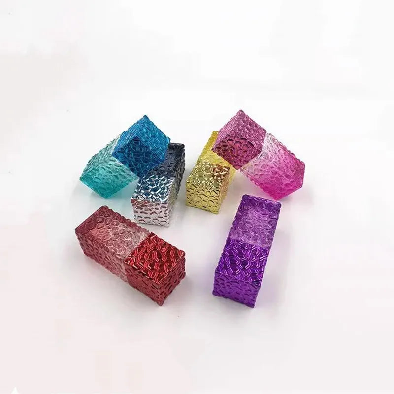 5/10/20pcs High-end 27ml Empty Perfume Bottle Colored Glass Spray Bottle Cosmetic Container Fragrance Atomizer Portable Travel