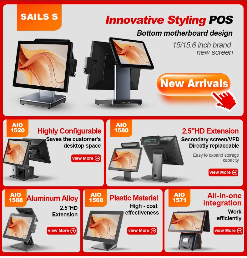 21.5 Inch Interactive Self Service Payment Kiosk Automatic Touch Screen Self Checkout Kiosk Machines for Restaurant