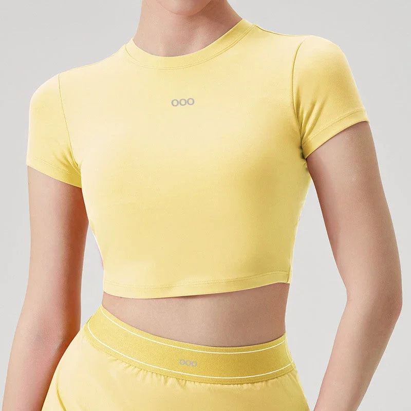 2026 Women's Casual Fashion Sports Short Sleeve and Running Comfortable Fitness Yoga Tennis Skirt