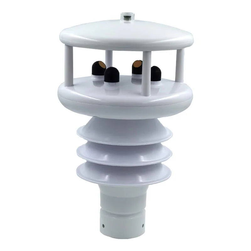 In stock New Professional Wind Solar Rain Gauge IoT Temperature Humidity Sensor PM2.5 PM10 Compact Integration Weather Station