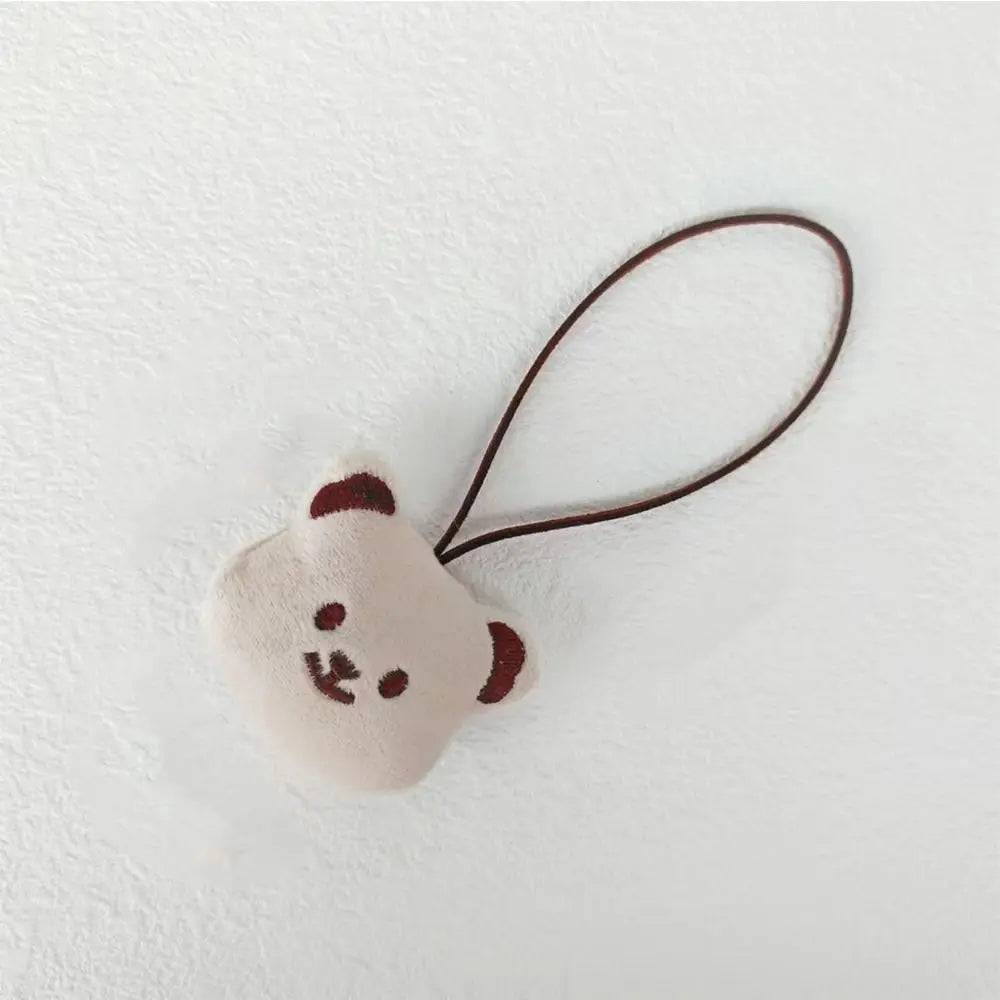 Cloth Bear Bag Pendant Soft Bag Charms Bag Match Accessories Cue Backpack Decoration Cookie Korean Style Animal Lanyard Girl