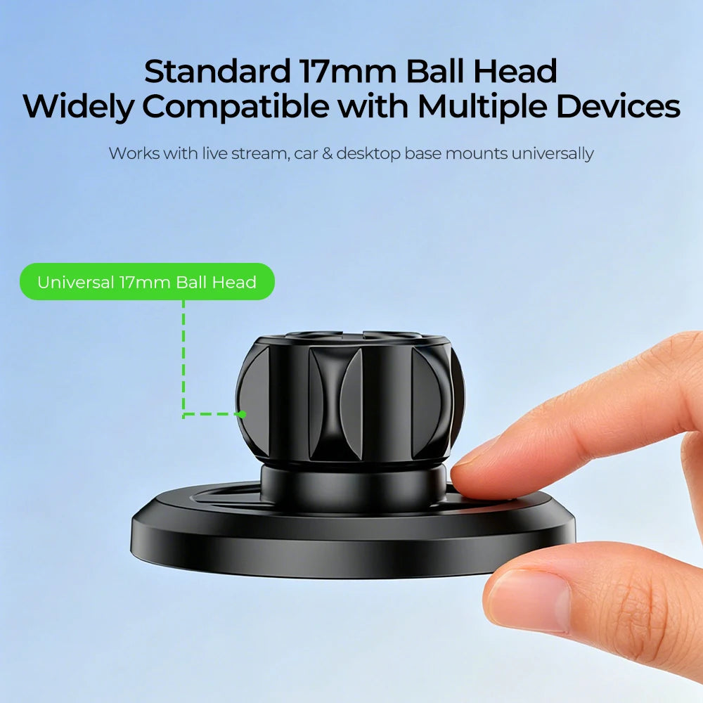 For MagSafe Magnetic Car Phone Holder Accessories Magnet Base for 17mm Ball Head Car Mobile Cellphone Stand Mount GPS Brackets