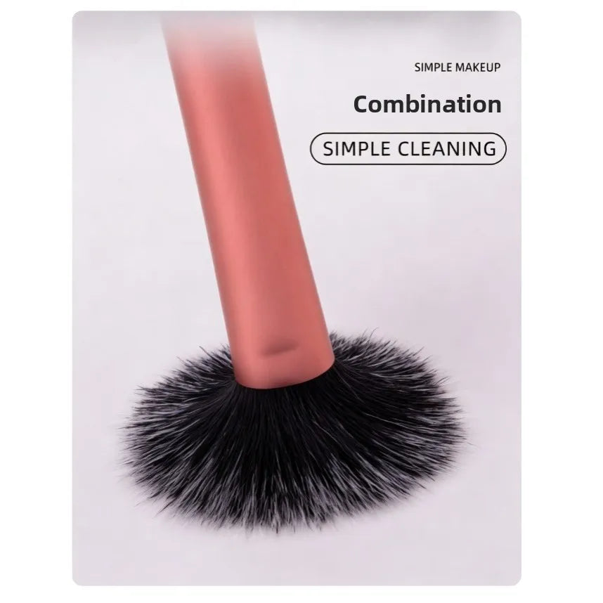 Single facial brightening, contouring and contouring brush beauty tool