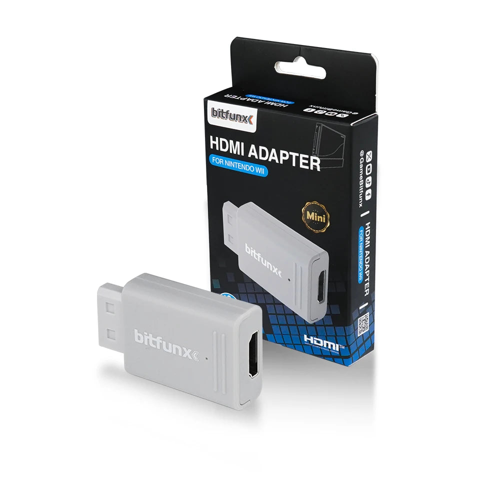 Bitfunx Mini Video Audio Adapter YPBPR to HDMI™ Converter for PAL NTSC Wii Game Console Plug and Play