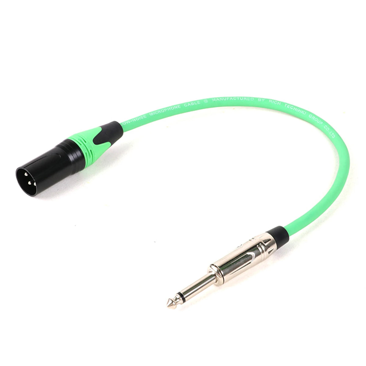 1PC 1/4 Inch (6.35mm) TS Jack to XLR Female/Male Microphone Audio Cable Unbalanced 3Pin XLR to Quarter Inch Mono Plug Mic Cord