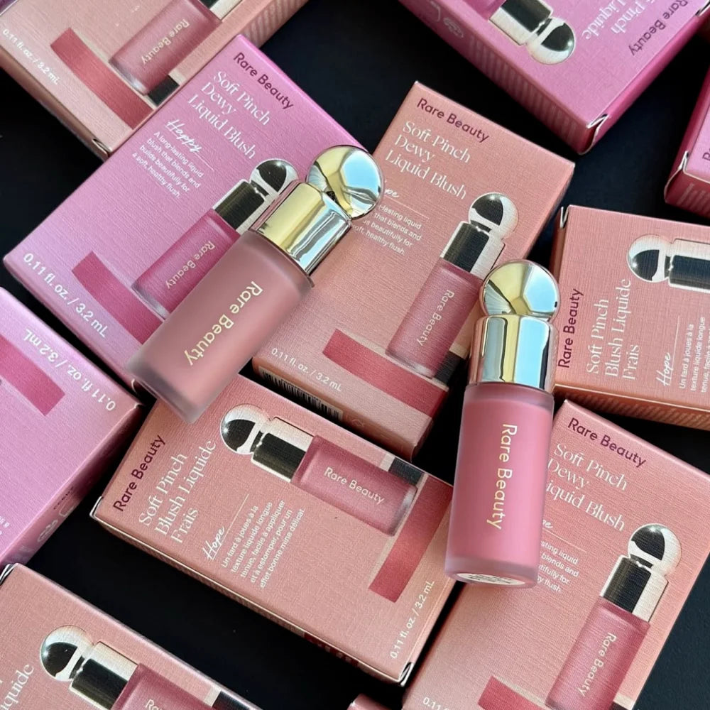 Rare Beauty Soft Pinch Liquid Blush Silky and Glide On Smooth Long Lasting Plump Happy Joy Lucky Love Blush Seamless Dewy Makeup