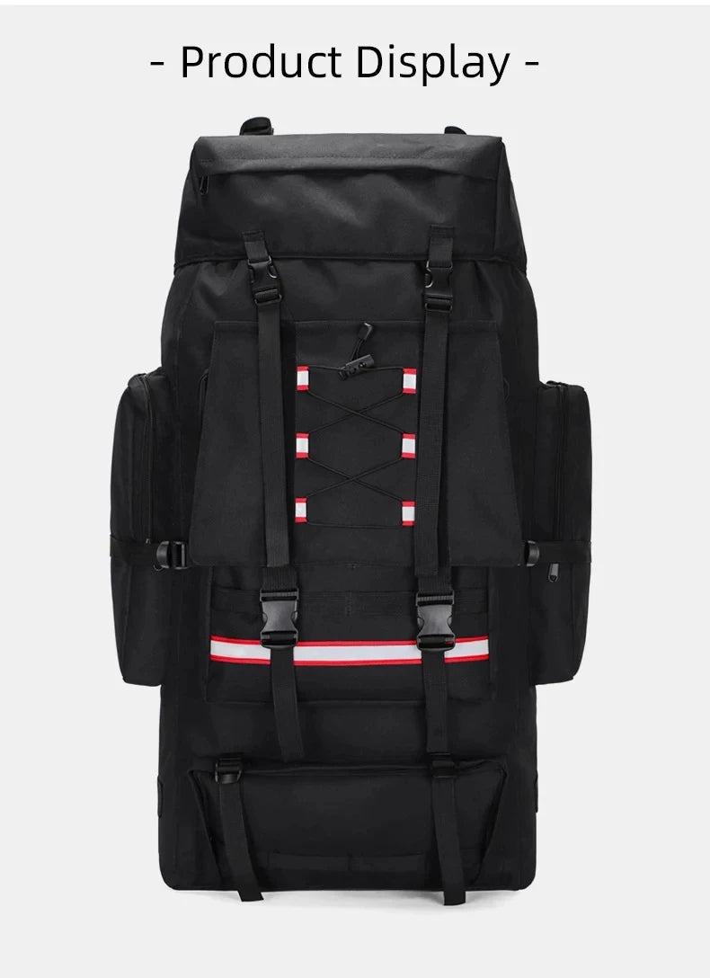 Outdoor Climbing Backpack Large Capacity Outdoor Travel Sports Luggage Bag Hiking Trekking Camping Mountaineering Men Rucksack