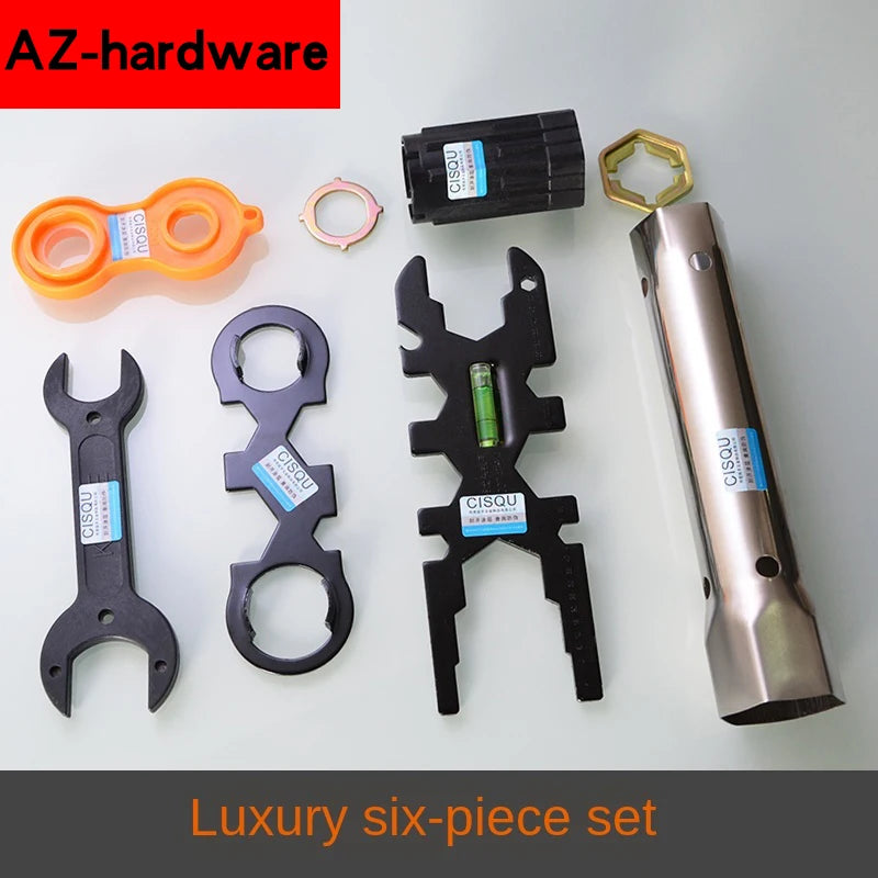 Faucet Multifunctional Repair Tool Drainer Sleeve Wrench Toilet Bubbler Inlet Pipe Installation Accessories