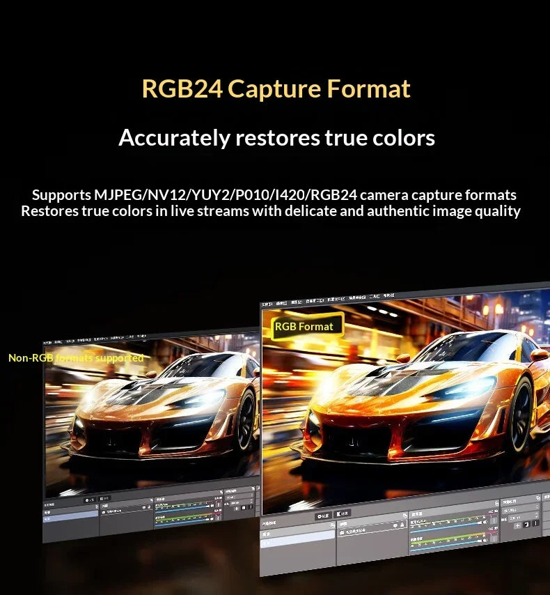 UGREEN 45645 CM758 HDMI Video Capture Card 4K 60Hz Capture and Loop-Out for Camera Console PC Live Streaming