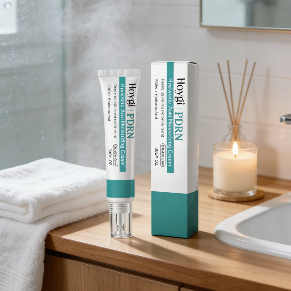 Hoygi Hyaluronic Acid Moisturizing Cream Hydration Glowing Skin Nourishing Anti Wrinkle Lightweight Mild Multi Effect Face Cream