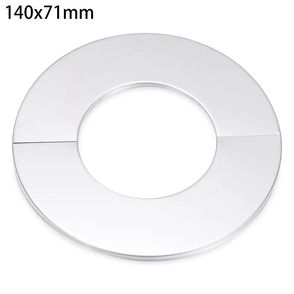 1Pc Stainless Steel Shower Kitchen Faucet Decorative Cover Wall Flange Self-Adhesive Pipe Wall Covers Bathroom Accessories New