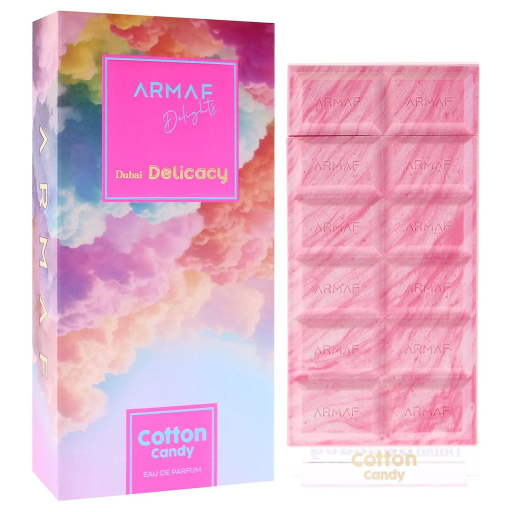 Armaf Parfums Cotton Candy Unisex EDP 70ml- a Delicious Fruit Fragrance with Raspberry Pink Pepper Cocoa Jasmine Rose Vanilla Benzoin And Cedarwood