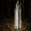 Modern simple stainless steel acrylic outdoor lawn lamp, high-grade durable lamp body, garden landscape waterproof reed lamp