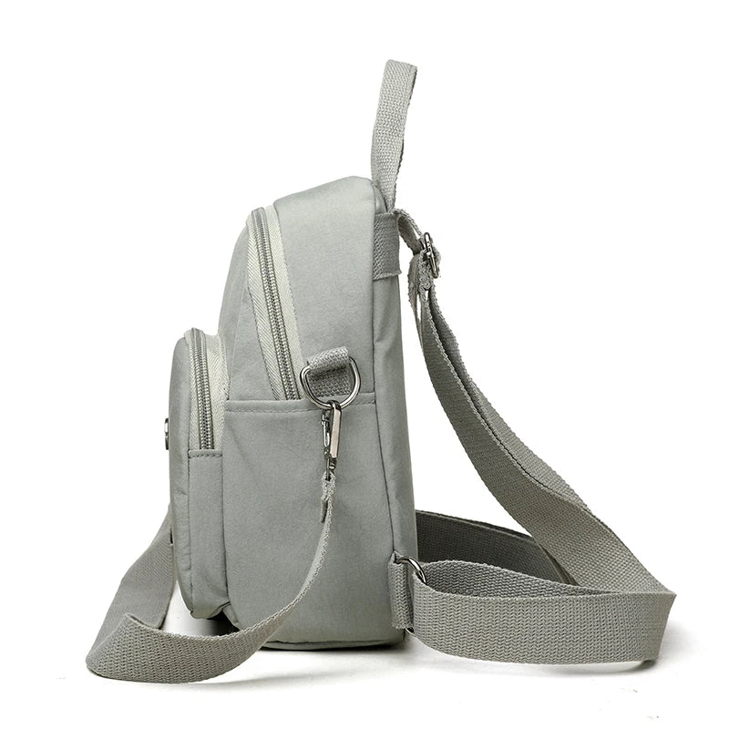 New Women Casual Travel Lightweight Small Backpack With Large Capacity Waterproof Cloth Shoulder Bag and High-end Feel for Girls