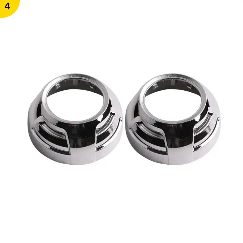 SANVI 110W F50 3.0 Bi LED Lenses with LED Angel Eyes Shrouds for Headlights Hella G5 3R Projector LHD RHD Car Light Retrofit