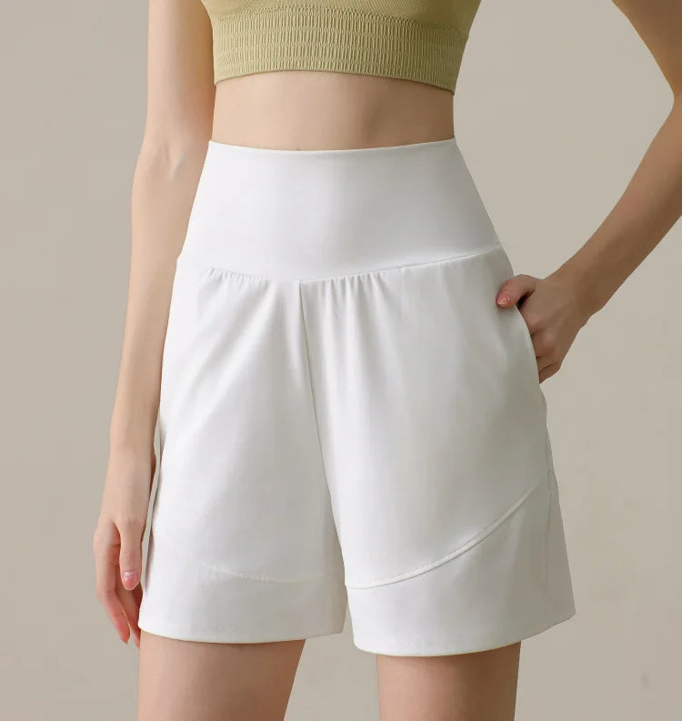 NEW Women's Quick Dry Sports Shorts Loose Slim Fit Casual Yoga Fitness Training Five-Point Pants Running Fashion