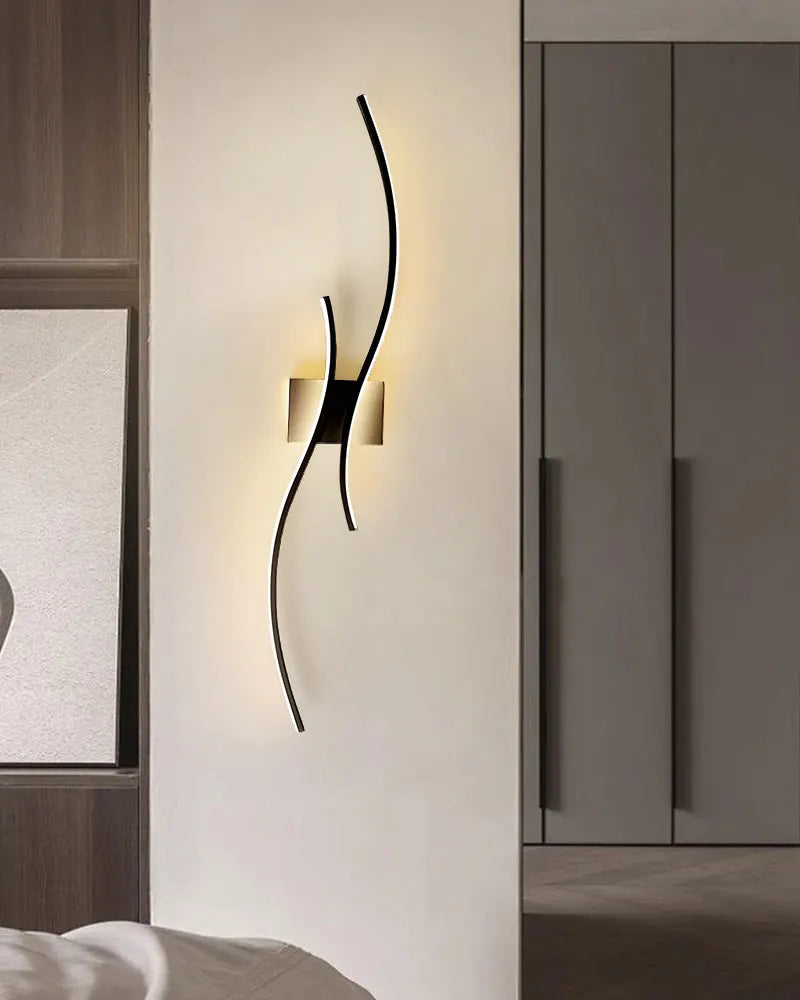 Indoor LED Wall Lamps for Bedside Bedroom Aluminum Nordic LED Wall Lights Wall Sconce Lighting Fixtures for Foyer Kitchen