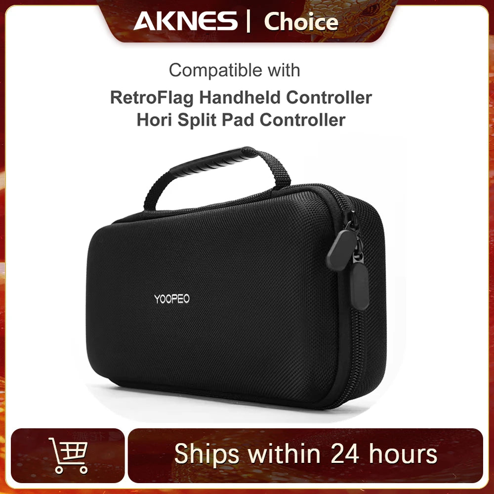 YOOPEO Original Portable Carrying Case For Retroflag Handheld Controller 10 Game Card Storage Bag for Hori Split Pad Gamepad Box