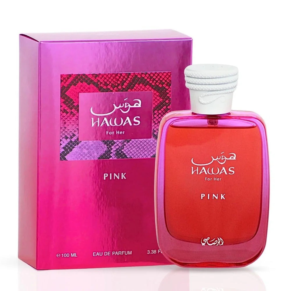 Rasasi Hawas Éclat for Her Eau de Parfum 100ML, Fresh Floral Sensual Scent for Women, Elegant Bottle, Ideal for Gifting
