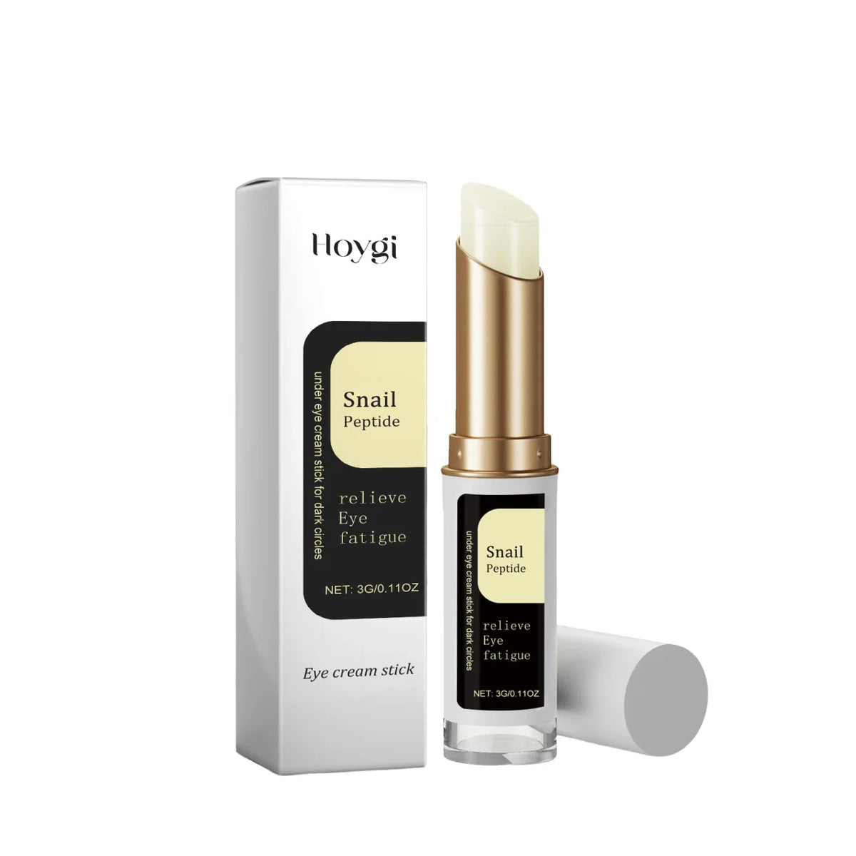 Snail Eye Cream Stick Collagen Fade Fine Lines Wrinkle Lightening Dark Circles Firming Eye Bags Puffiness Moisturizing Eye Cream