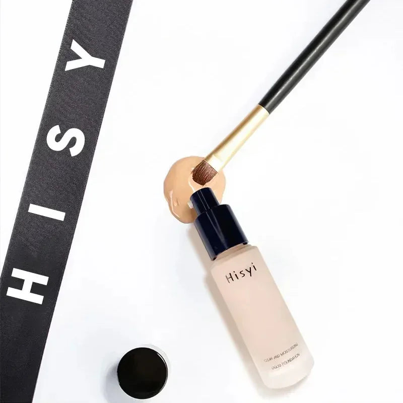 Liquid Foundation Makeup Base Waterproof High Coverage Concealer BB Cream Brighten Face Skin Tone Hydrating Foundation Makeup