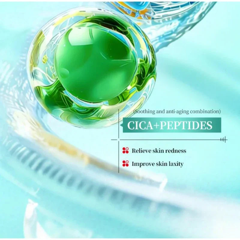 PDRN Centella Asiatica Essence Deep Moisturizing Hydrating Facial Serum Gentle Nourishing Cream Daily Skincare Set