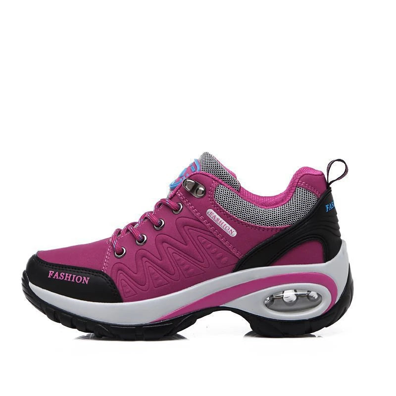 Casual Shoes For Spring And Autumn For Women, Thick Sole Shock-Absorbing Cushion Outdoor Shoes Middle-Aged Mother Travel Shoes