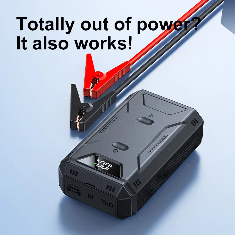 Portable Car Battery Jump Starter – Emergency Booster & Power Bank