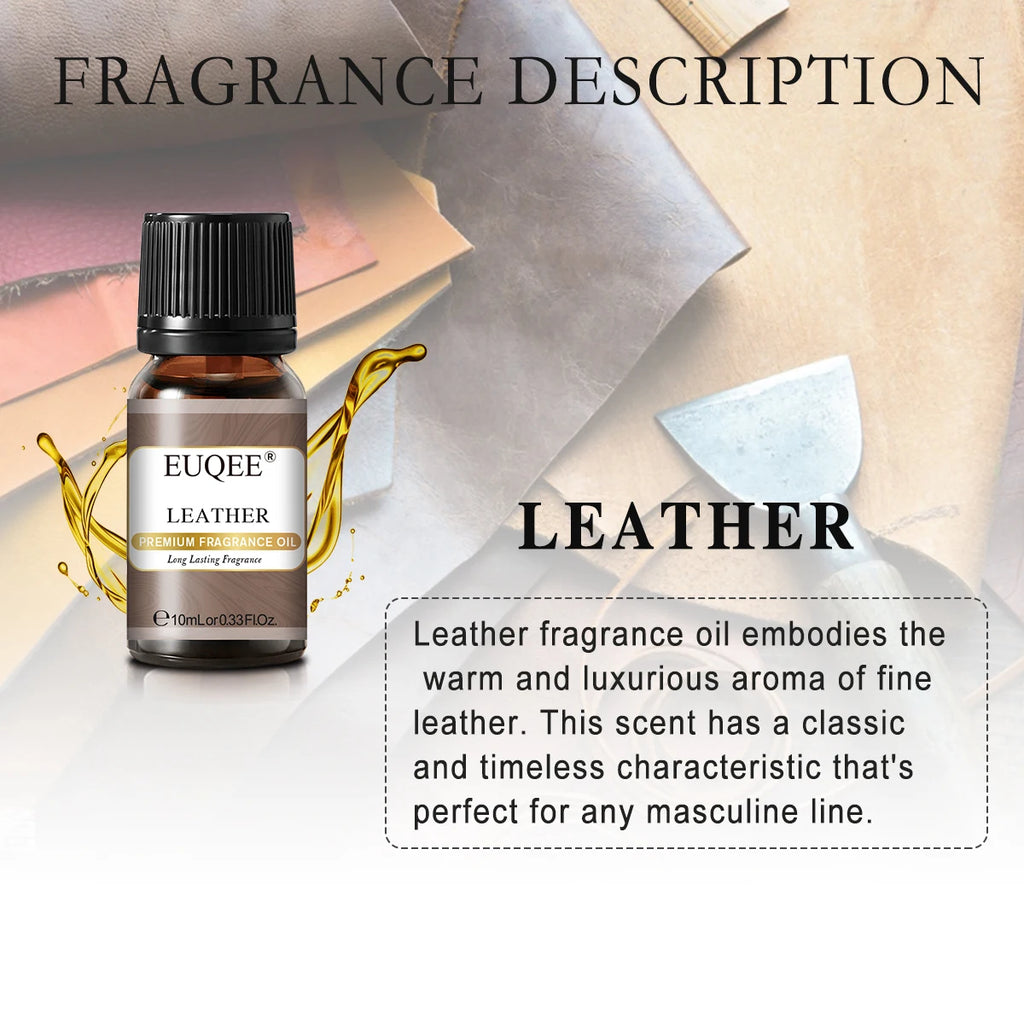 Men's Fragrance Oils for Humidifier Diffuser Leather Bay Rum Forest Pine Sandalwood Cedarwood Essential Oil Making Perfume