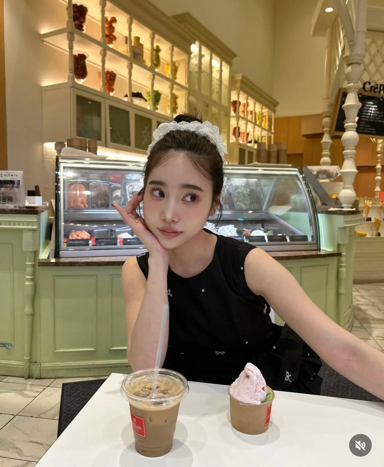 Japanese Sweet Basic Black Sleeveless Long Dress Summer 2025 New Women's Slim Cute Bow Printed Ruffles Casual Fashion Dress