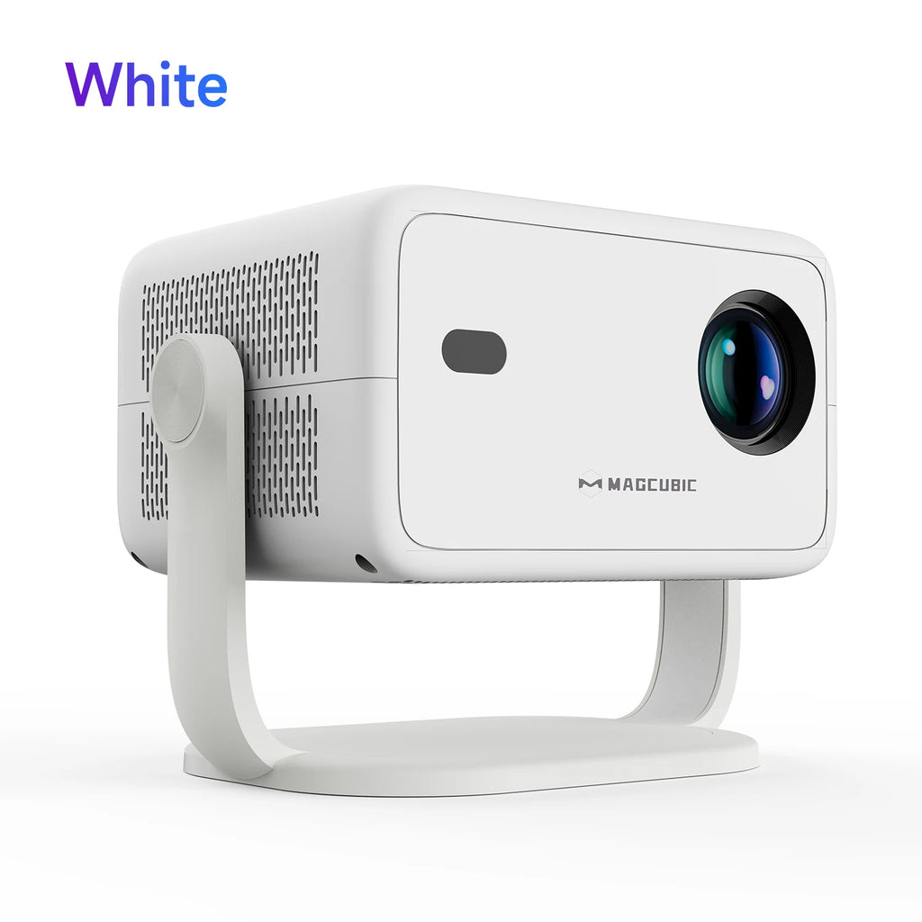 Magcubic L018 650ANSI 1080P Native Projector, 360° Rotation, Auto Focus & 6D Keystone, Android 14 WiFi6 BT5.4 8K Decoding Portable