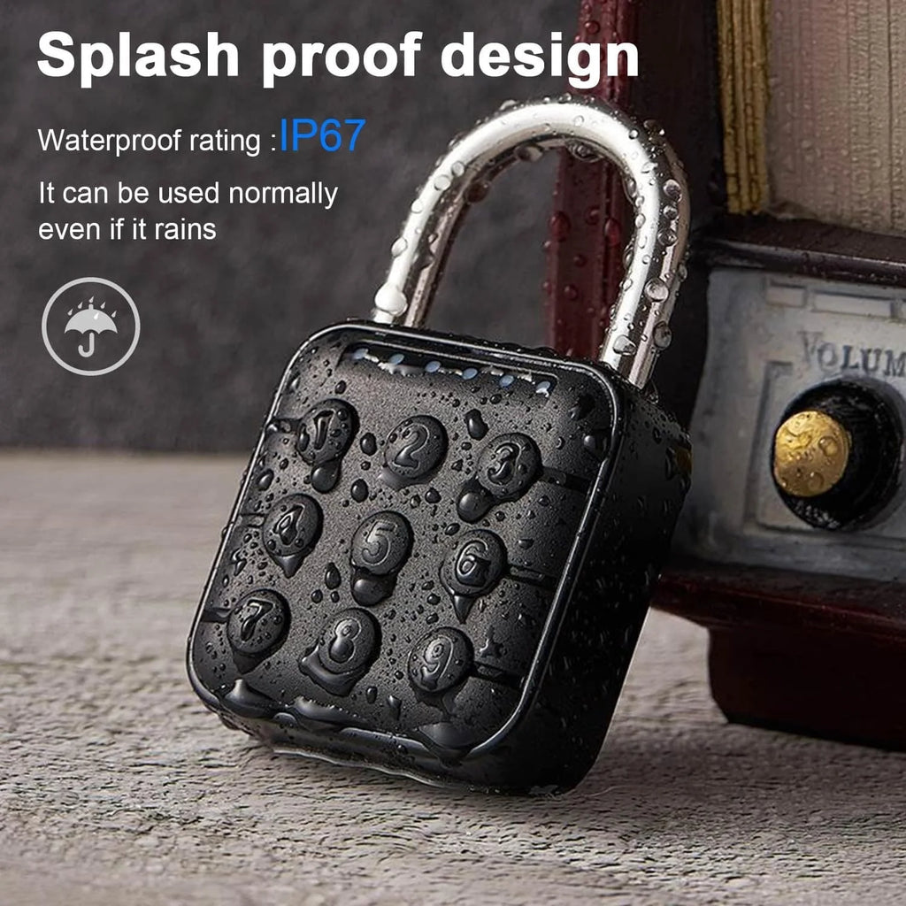 Electronic Lock Tuya Bluetooth Fingerprint Padlock Digital Luggage Lock APP Temporary Password Remotely IP67 Decompression Toys