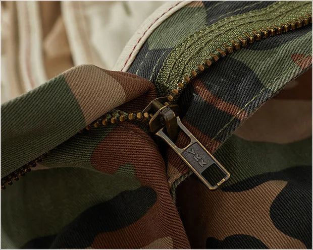 Summer New Camouflage Workwear Shorts Loose Men's Fashion Brand American Retro Casual Multi-Pocket Shorts Polyester Fiber